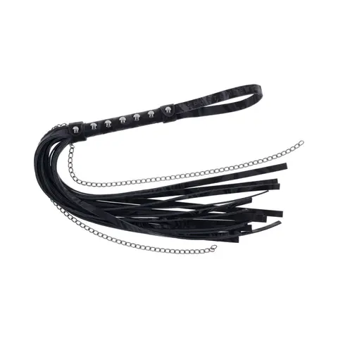 Sportsheets Velvet Noir Chain Flogger
