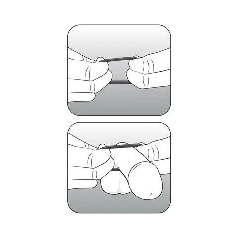 Performance VS3 Pure Premium Silicone Cockrings 3-Pack Large Black