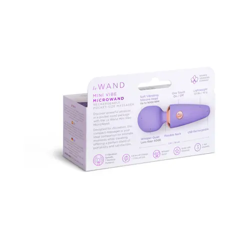 Le Wand Mini Micro Wand in Violet