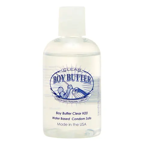 Boy Butter Clear Bottle 4 oz.