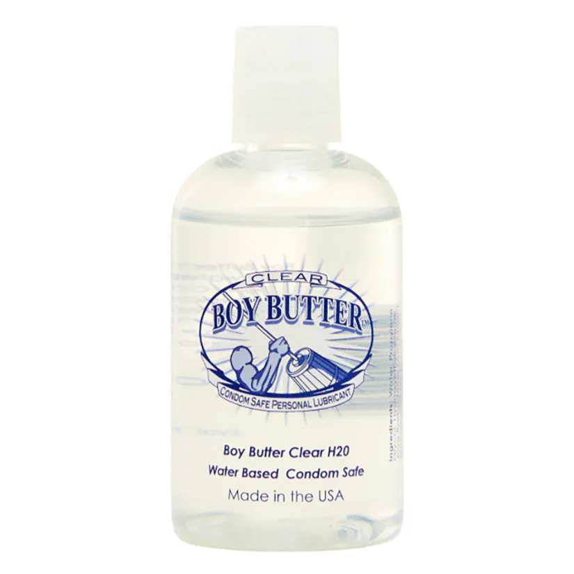 Boy Butter Clear Bottle 4 oz.