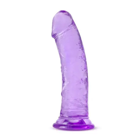 B Yours Plus Roar n' Ride 8 in. Dildo in Purple