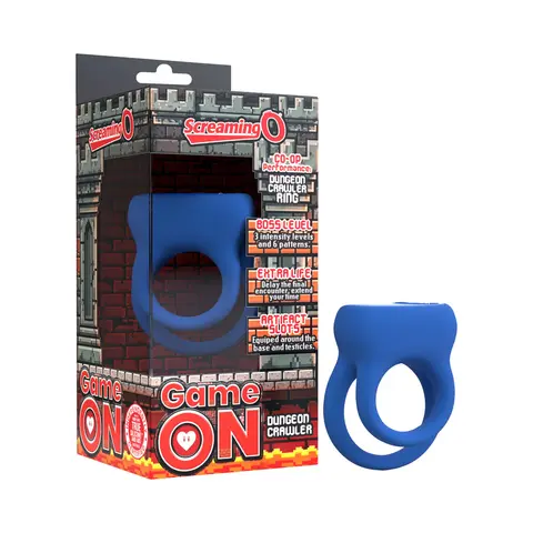 Screaming O Vibrating Ring D-Crawler in Blue