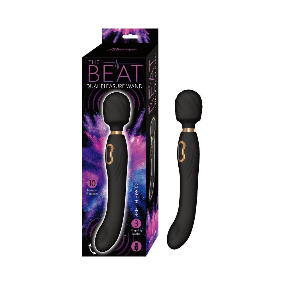 The Beat Dual Pleasure Wand in Black
