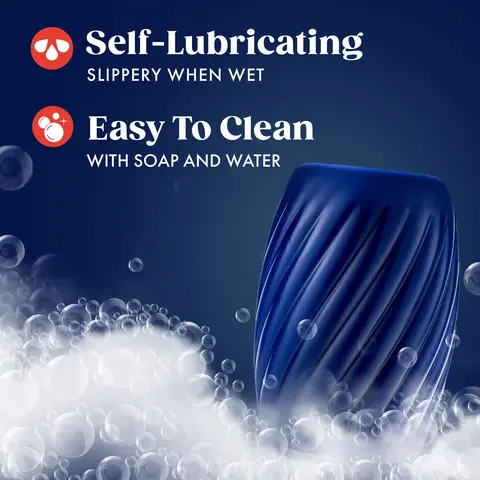 Rize Turbine Self-Lubricating Stroker Blue