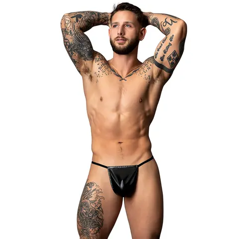 Male Power Liquid Onyx 2.0 Posing Strap Black O/S