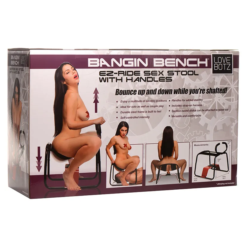 Bangin Bench EZ-Ride Sex Stool with Handles [DROP SHIP ONLY]