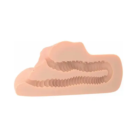 PDX Plus Perfect Pussy Double Stroker in Beige