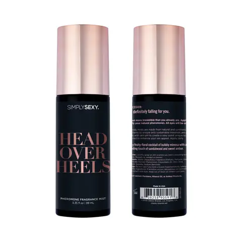 Simply Sexy Pheromone Body Mist Head Over Heels 3.35 oz.