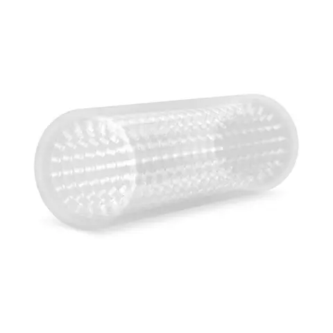 M for Men Stroke Sleeve Reversible Stroker in Clear