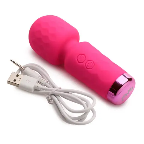 BANG! 10X Mini Silicone Wand in Pink