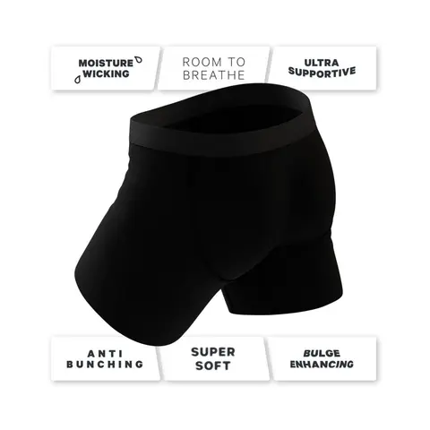 Shinesty The Rear View Size Warning Ball Hammock Pouch Underwear L