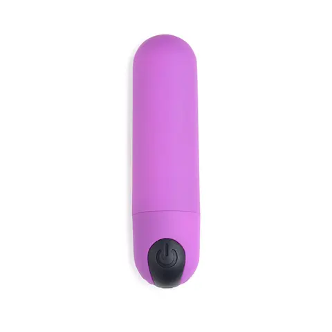 BANG! Vibrating Bullet with Remote Control in Purple