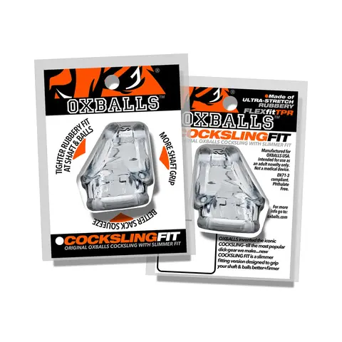 Oxballs Cocksling Fit Sling in Clear
