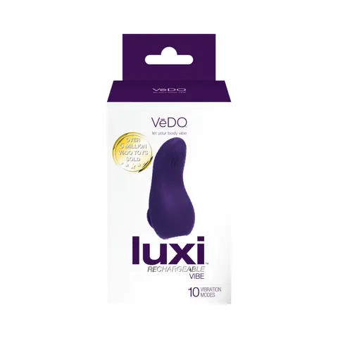 VeDO Luxi Rechargeable Clitoral Finger Vibe in Purple