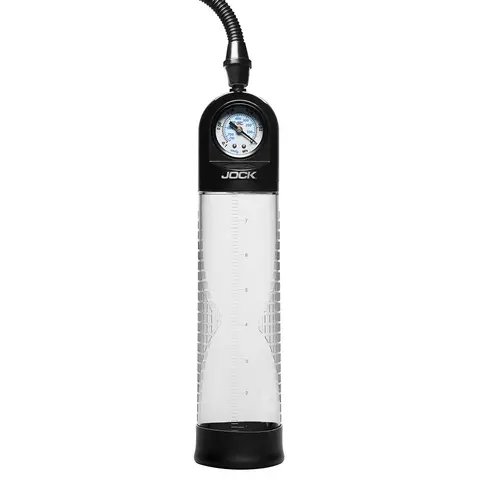 JOCK Pump Up Gauge Penis Pump with Pull Rod