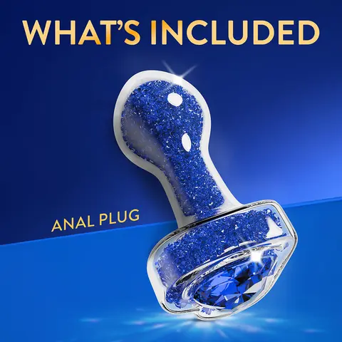 Oh My Gem Prestige Glass Anal Plug Blue