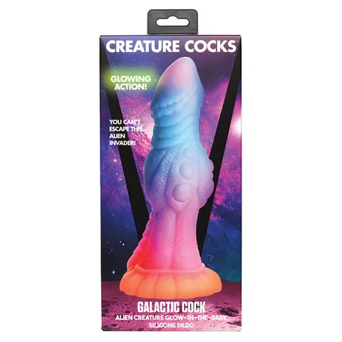 Creature Cocks Galactic Cock Alien Creature Glow-in-the-Dark Dildo