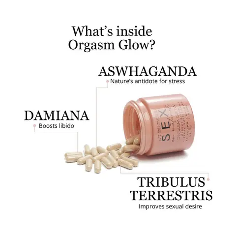 Bijoux Indiscrets Sex au Naturel Orgasm Glow Supplement 60 Capsules
