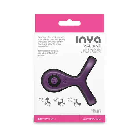 INYA Valiant Rechargeable Vibrating Ring Berry