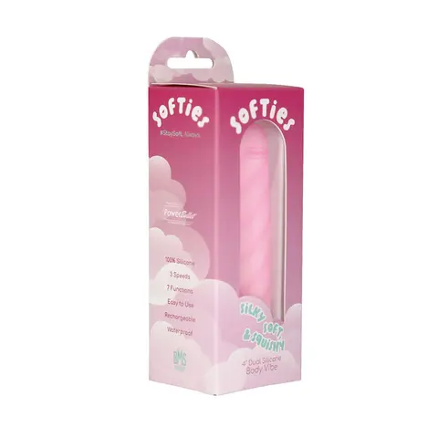 Softies Dual Layer Bullet 4 in. in Pink