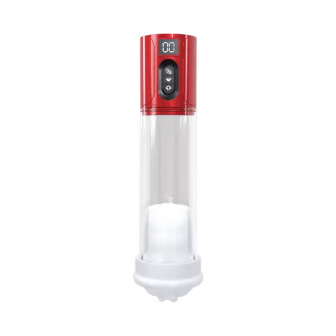 PUMPED HyperLift Masturbator Suction Metallic in Red