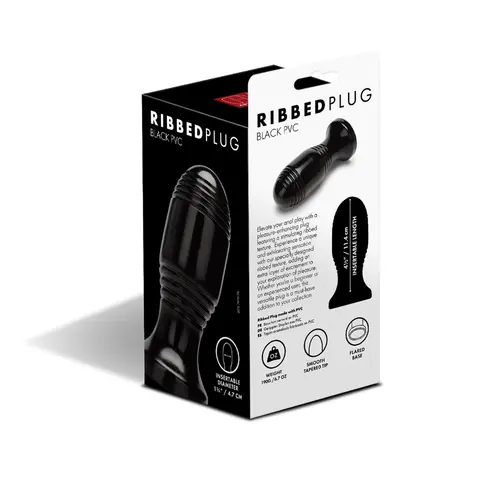 Prowler RED Ribbed Plug Black