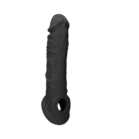RealRock Skin 8 in. Penis Extender Sling in Black