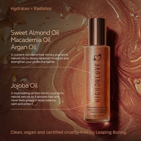 HighOnLove Shimmering Body Oil