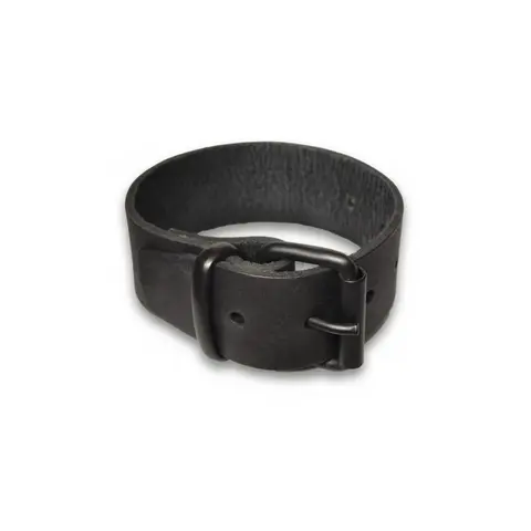 Prowler RED Leather Buckle Bicep Band L