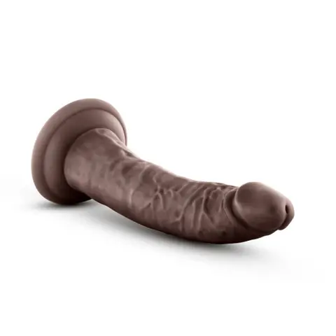 Au Naturel Jack 7 in. Posable Dual Density Dildo in Brown