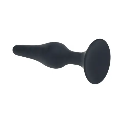 LEVELZ Slim Silicone Anal Plug Medium in Black