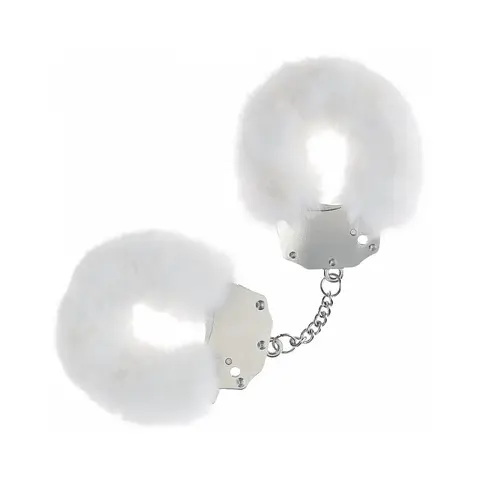 Ouch! Heavy-Duty Fluffy Handcuffs in White