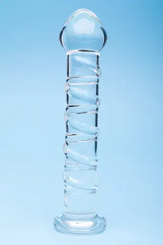 Clarity Seraphic Spiral Glass Dildo