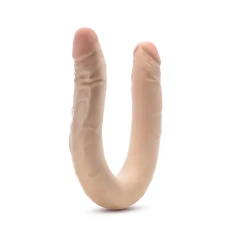 Dr. Skin Plus 16.5 in. Posable Double Dong Beige