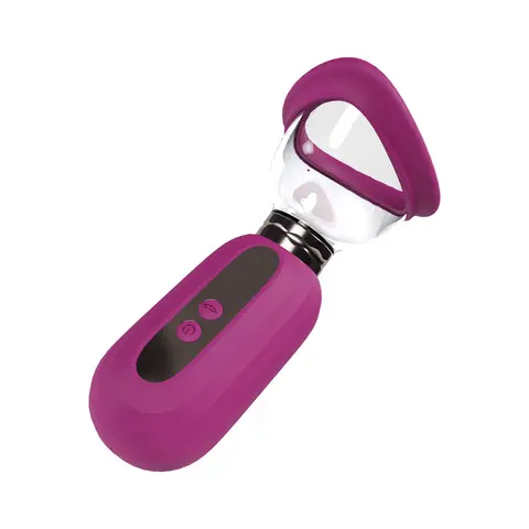 Pumped Dazzling Automatic Rechargeable Vulva & Breast Pump in Pink