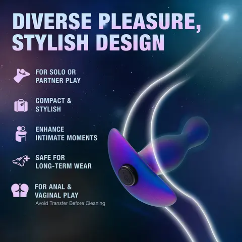 Anal Adventures Matrix Odyssey Prostate Stimulator Space Age Blue
