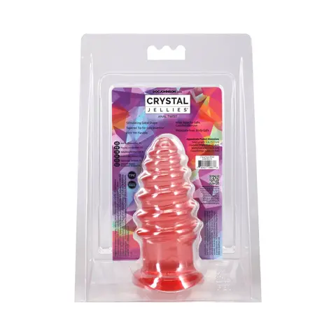 Crystal Jellies Anal Twist 5 in. in Pink