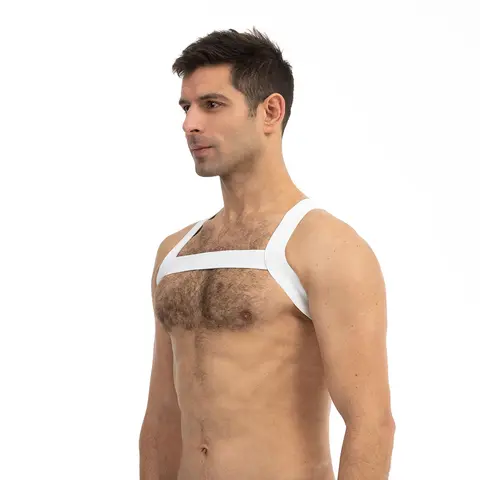 Prowler RED Sports Harness White S/M