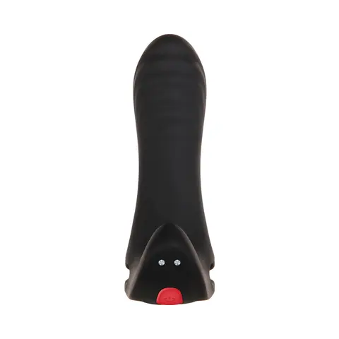Zero Tolerance Vibrating Girth Enhancer Remote-Controlled Silicone Sheath Black
