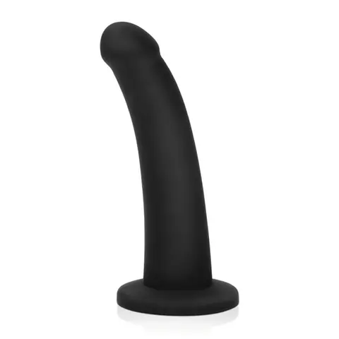 7 inch black silicone dildo