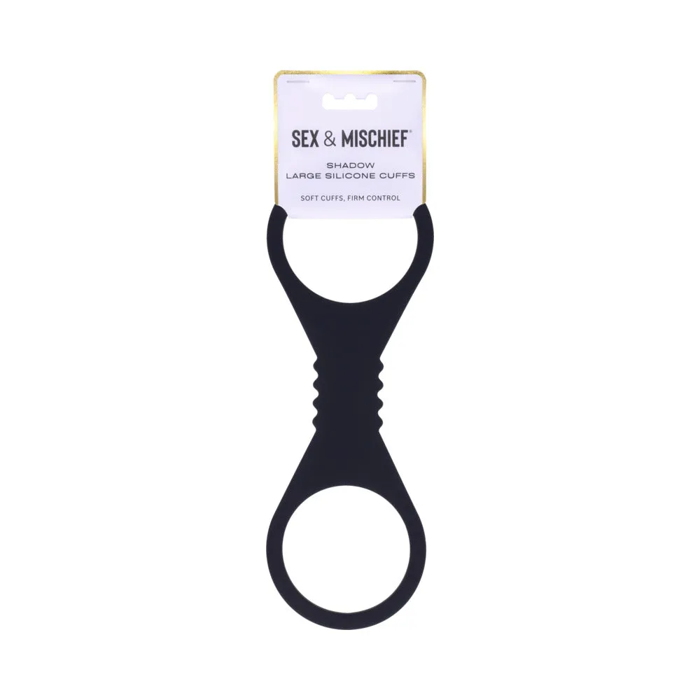 Sportsheets Sex & Mischief Shadow Large Silicone Cuffs