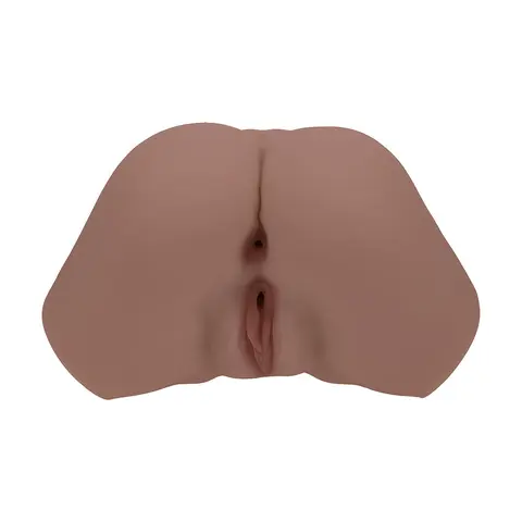 Xkin Bodyforms Layla Love Dual Entry Vibrating Masturbator Brown