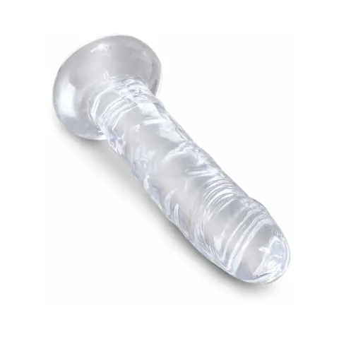 King Cock Clear 6 in. Cock Realistic Dildo With Suction Cup