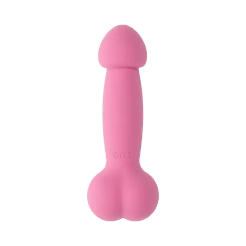 Selopa A Bit Nutty Floppy Phallic Mini Vibrator Pink