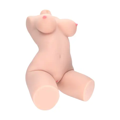 Xkin Bodyforms Lyla Rose Posable Dual Entry Vibrating Masturbator Beige