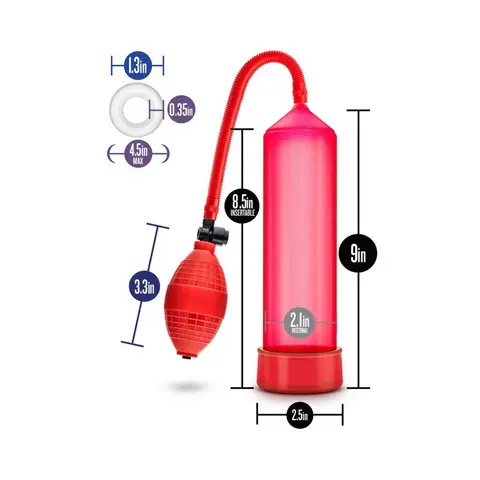 Performance VX101 Male Enhancement Pump in Red