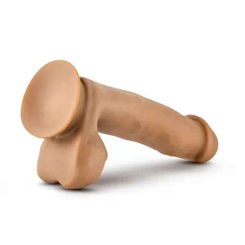 Dr. Skin Dr. Mark 7 in. Dildo with Balls in Tan