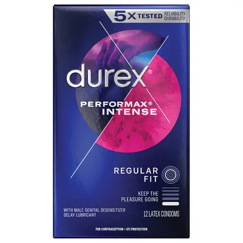 Durex Performax Intense Condom 12-Pack