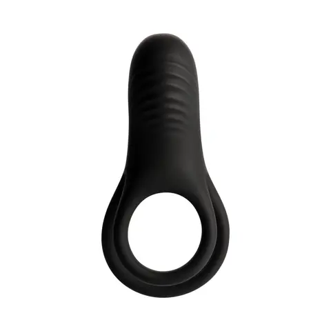 JOCK Enhancers Hard-On Vibrating Silicone C-Ring w /Clit Stim